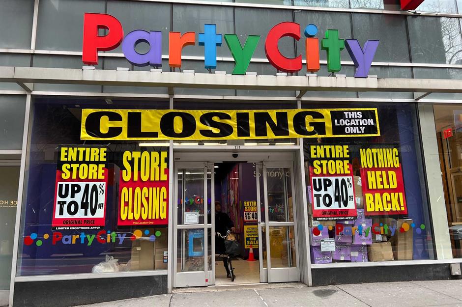 Party City: 35 stores closed this year